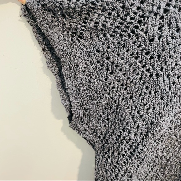 Hollister Grey Knit Cardigan Sweater - Sweet - Picture 6 of 9